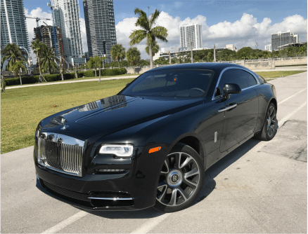 Exotic Car Rentals Miami Florida Rolls Royce Wraith